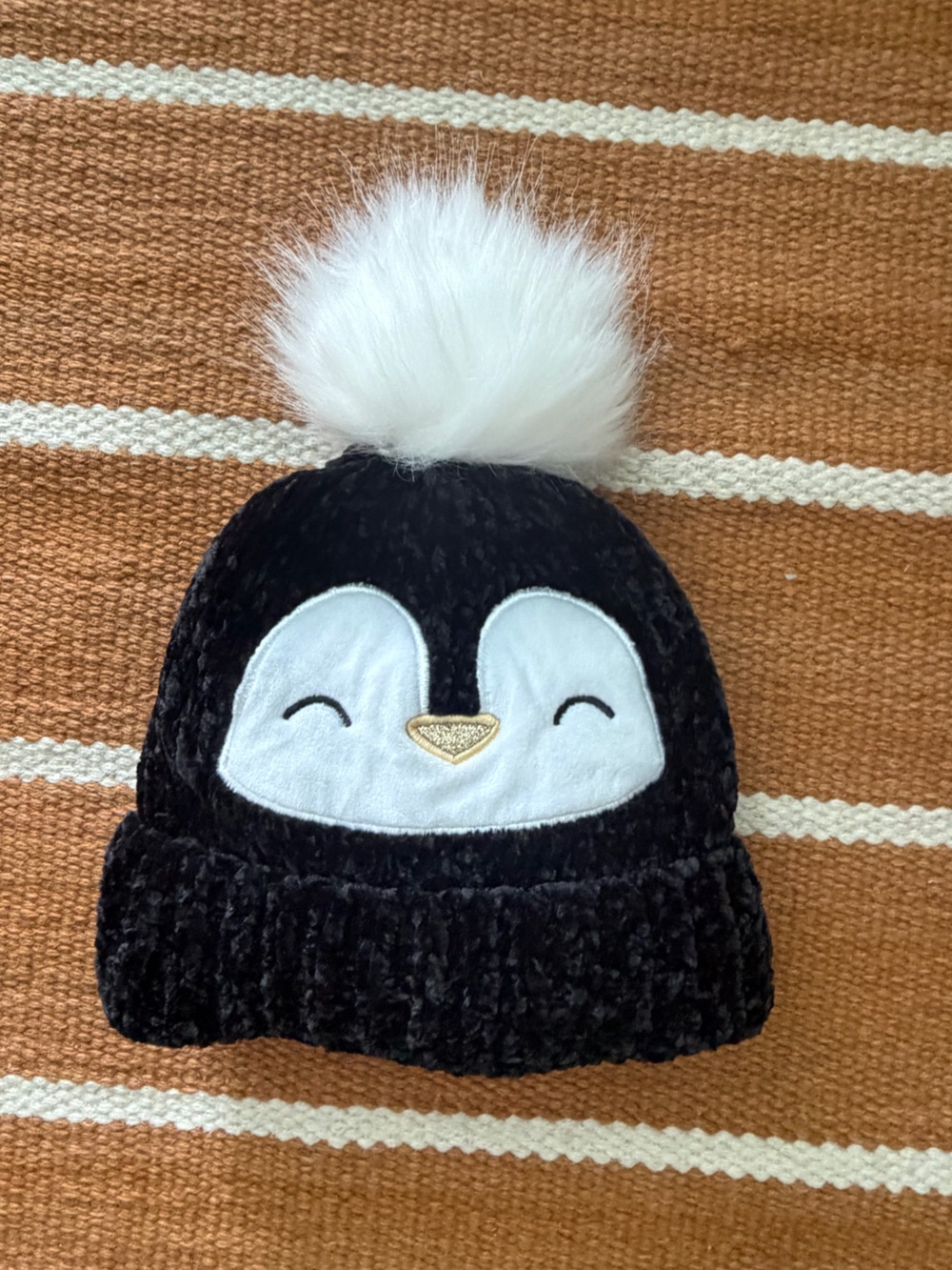 Claire’s Club Girls Black Winter Beanie Hat